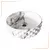 BOWL LOZA (456-5) MOD. CIRCULAR MARMOLEADO BLANCO C/MARRON DIAMANTE - FRATELLI