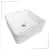 BOWL LOZA (423) MOD. CUADRADO BLANCO 39X39X15.5 - FRATELLI