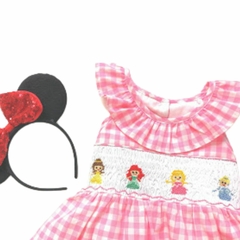 Vestido princesas disney bordado smock en internet