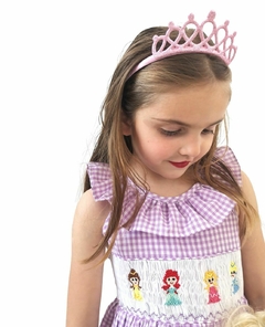 Vestido princesas disney bordado smock