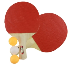 PALETAS DE PING PONG + 3 PELOTAS