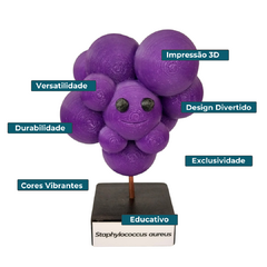 Miniatura 3D - Staphylococcus - comprar online