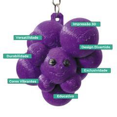 Chaveiro 3D - Staphylococcus - comprar online