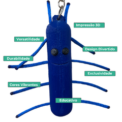 Chaveiro 3D - Listeria - comprar online