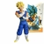 Dragon Ball Z Figura Vegito Vegeta Super Sayayin Yellow Goku Juguete Saiyajin Guante 32cm - tienda en línea