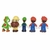 Imagen de Super Mario Bros Set de Figuras 5pzs Juguetes Classic Cappy Luigi Yoshi Explorador Pack