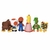 Super Mario Bros Set de Figuras 6pzs Juguetes Bowser Peach Yoshi Hongo Toad Donkey Kong Pack - tienda en línea