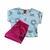 Conjunto Infantil Feminino Blusa + Short Kyly