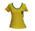 Camiseta Feminina Em Algodão, Seleção Brasileira, Tam. P - comprar online