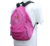 Mochila semitransparente marca Dickies, cor Rosa, Importada.