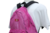 Mochila semitransparente marca Dickies, cor Rosa, Importada. na internet