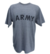 Camiseta masculina Army, manga curta em algodão, Tam. L