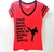 BLUSA BABY LOOK FEMININA - MARCA CHUCK NORRIS - ORIGINAL