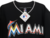 Camisa De Baseball Miami Marlins, Marca Majestic - Plus Size - KeyDreamBr