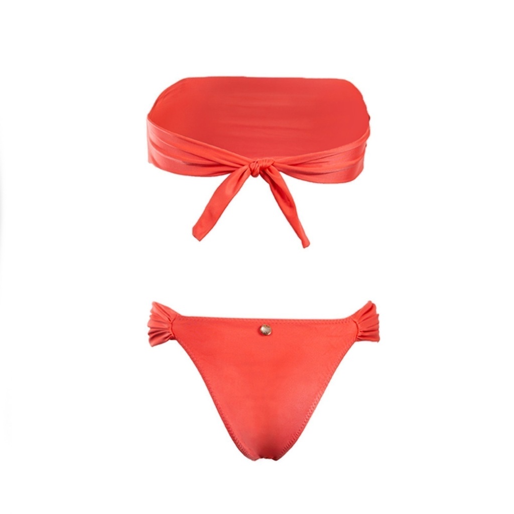 Biquini Aro com Transparencia Hot Pants- Olho Orange