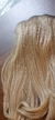 Rabo de cavalo cabelo humano 40cm - cor loiro clarissimo - loja online