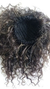 Coque Afropuff cabelo humano 20cm - cor castanho escuro - comprar online