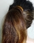 Rabo de cavalo cabelo humano 30cm - cor castanho com ombre hair - comprar online