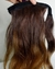 Rabo de cavalo cabelo humano 30cm - cor castanho com ombre hair - loja online