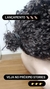 Coque Afropuff cabelo humano 20cm - cor castanho escuro na internet