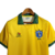 Camisa Seleção Brasileira Retrô I 88/90 Topper Torcedor Maculina - Amarela com gola verde - DakiAli Camisas Esportivas