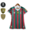 Camisa Fluminense 23/24 I - Feminina Umbro - Tricolor com patches libertadores
