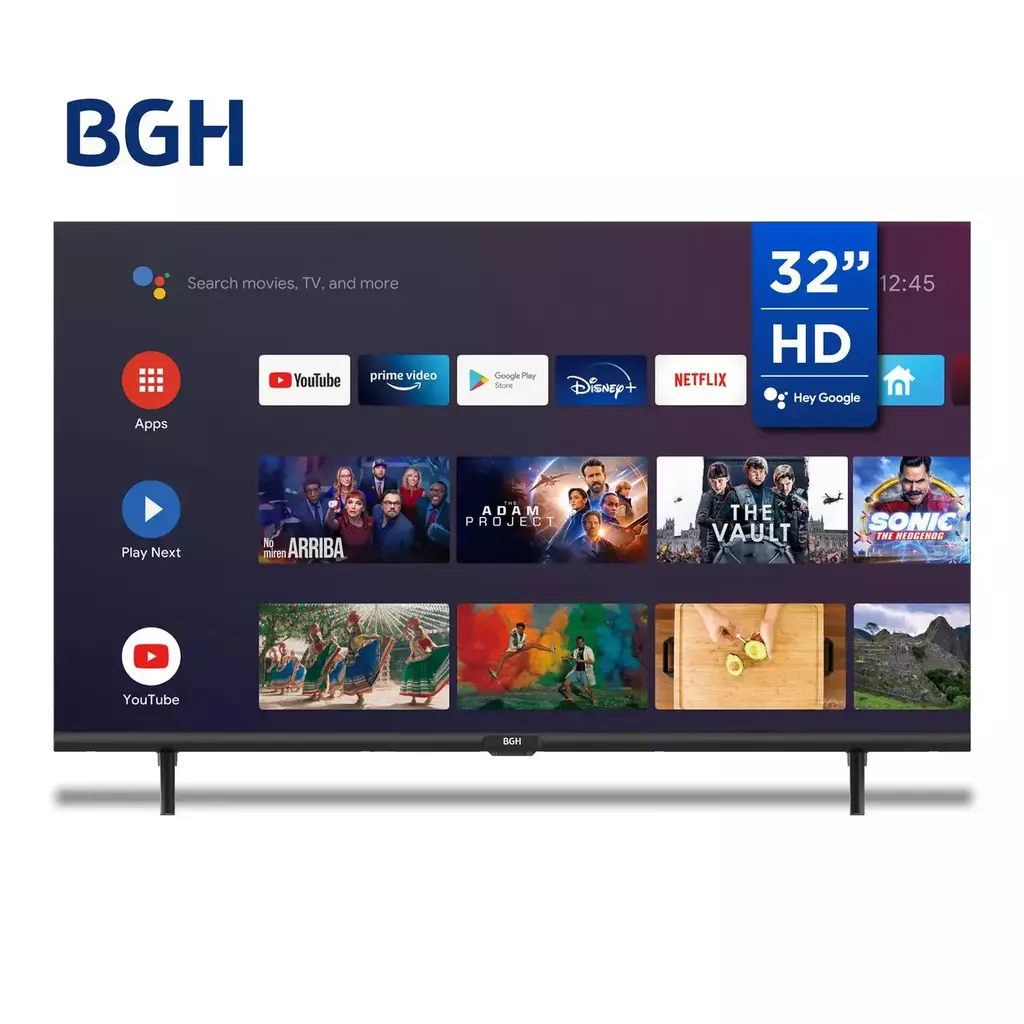 Smart TV HD 32" BGH ANDROID B3223K5A