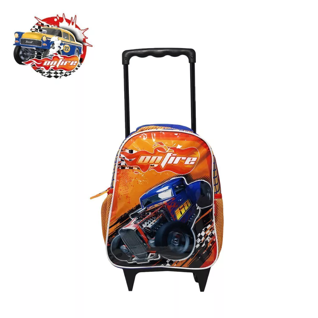 Mochila Con Carro Car Fire 12"