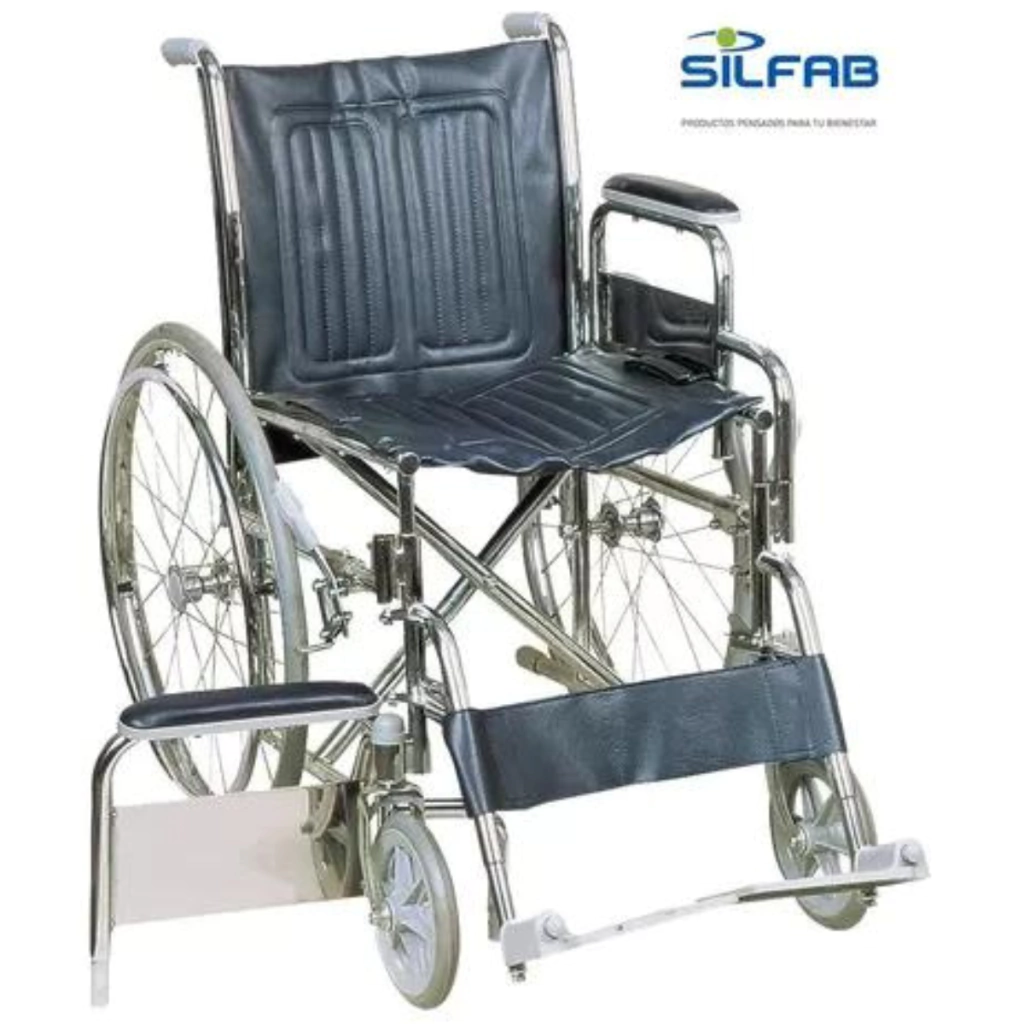 Silla De Ruedas Silfab S3011/46 Desmontable Acero Cromado