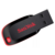 Pendrive SanDisk Cruzer Blade 16GB 2.0 negro y rojo - comprar online