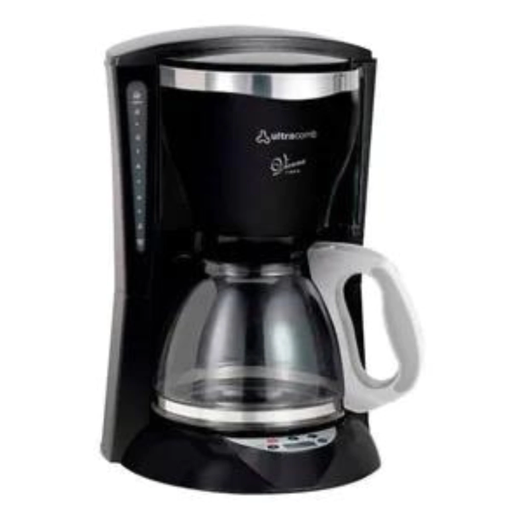 Cafetera Ultracomb Ca-2205 Automática Negra De Filtro 220v