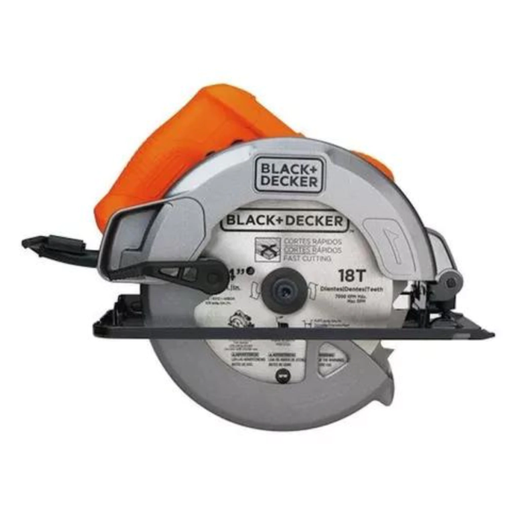 Black & Decker Sierra Eléctrica Circular Black+Decker CS1004-AR 1400W