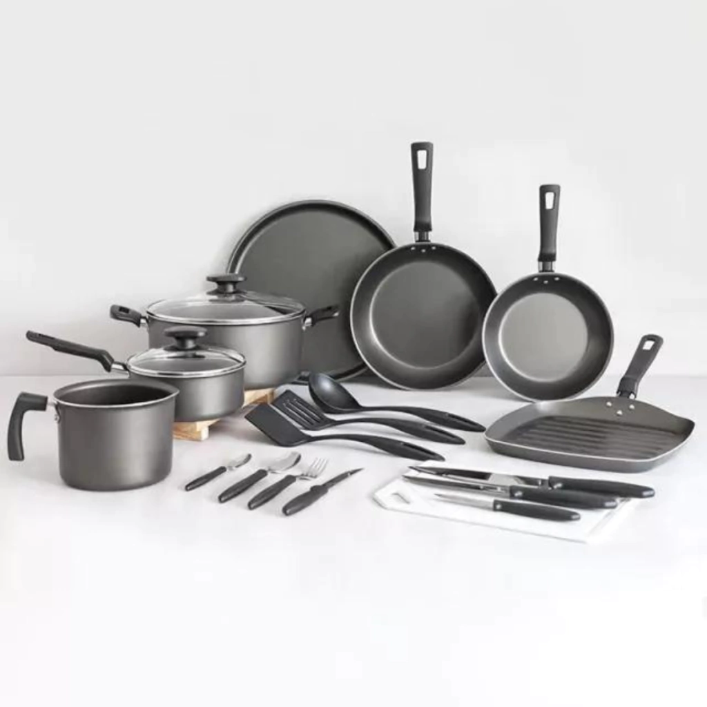 Set Cocina Batería Tramontina 40 Pzs Completo Antiadherente