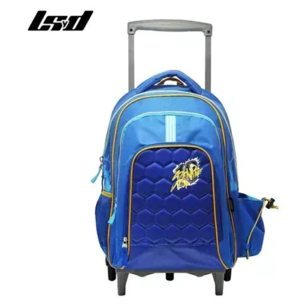 Mochila Con Carro Lsyd Futbol 18 Pulgadas Azul