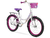 TOPMEGA FLEXYGIRL RODADO 20 NENA BLANCA ROSA CON CANASTO Y PARRILLA - comprar online