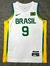 Camiseta Regata Basquete Brasil Olimpíadas 2024 Paris Branca 2024-25 Nike na internet