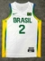 Camiseta Regata Basquete Brasil Olimpíadas 2024 Paris Branca 2024-25 Nike