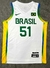 Camiseta Regata Basquete Brasil Olimpíadas 2024 Paris Branca 2024-25 Nike - loja online