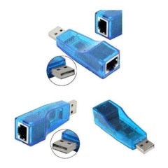 ADAPTADOR USB 2.0 LAN PLACA DE REDE EXTERNA RJ45 (3052)