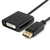 ADAPTADOR DISPLAYPORT MACHO PARA DVI FEMEA