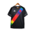 Camisa Vasco da Gama II Edição Especial LGBTQIAPN 21/22 Kappa Torcedor Masculina - Preta com detalhes na faixa nas cores de um Arco-íris