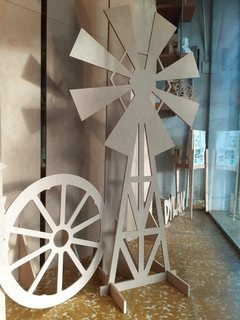 Panel Molino 120cm + Rueda Carreta 50cm