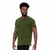 CAMISETA GOLA HENLEY PIQUET COMFORT VERDE MUSGO