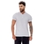 CAMISETA GOLA HENLEY ESSENCIAL BRANCA