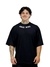 CAMISETA OVERSIZED ANGEL DEVIL PRETO