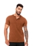 CAMISETA GOLA HENLEY RVRA TERRACOTA