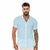 CAMISA HAVANA SLUB M/C AZUL BEBÊ