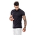 CAMISETA GOLA HENLEY ESSENCIAL PRETO - comprar online