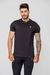 CAMISETA GOLA HENLEY PRETO EGIPCIA