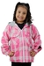 JAQUETA XADREZ RVRA KIDS ROSA